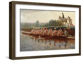 In the Golden Days-Hugh Goldwin Riviere-Framed Giclee Print