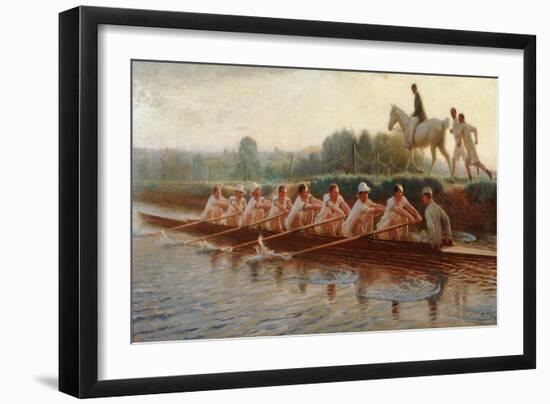 In the Golden Days-Hugh Goldwin Riviere-Framed Giclee Print