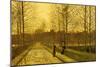 In the Golden Gloaming-John Atkinson Grimshaw-Mounted Giclee Print