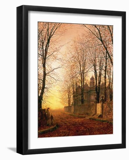 In the Golden Olden Time, C.1870-John Atkinson Grimshaw-Framed Giclee Print