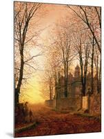 In the Golden Olden Time, C.1870-John Atkinson Grimshaw-Mounted Giclee Print
