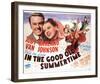 In the Good Old Summertime - Lobby Card Reproduction-null-Framed Photo