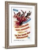 In The Good Old Summertime, Van Johnson, Judy Garland, 1949-null-Framed Art Print