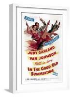 In The Good Old Summertime, Van Johnson, Judy Garland, 1949-null-Framed Art Print