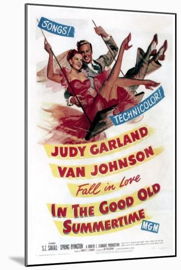 In The Good Old Summertime, Van Johnson, Judy Garland, 1949-null-Mounted Art Print