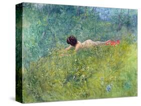 In the Grass (I Groengraset), 1902-Carl Larsson-Stretched Canvas