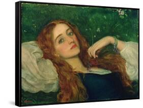 In the Grass-Arthur Hughes-Framed Stretched Canvas