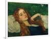 In the Grass-Arthur Hughes-Framed Giclee Print