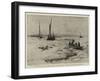 In the Grip of the Frost, the Medway Below Chatham Dockyard-William Lionel Wyllie-Framed Giclee Print