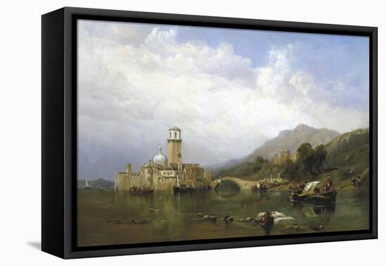 In the Gulf of Venice, 1848-Clarkson Stanfield-Framed Stretched Canvas