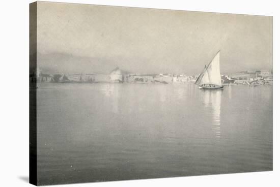 'In the Harbour, Palma, Majorca', c1927, (1927)-Reginald Belfield-Stretched Canvas