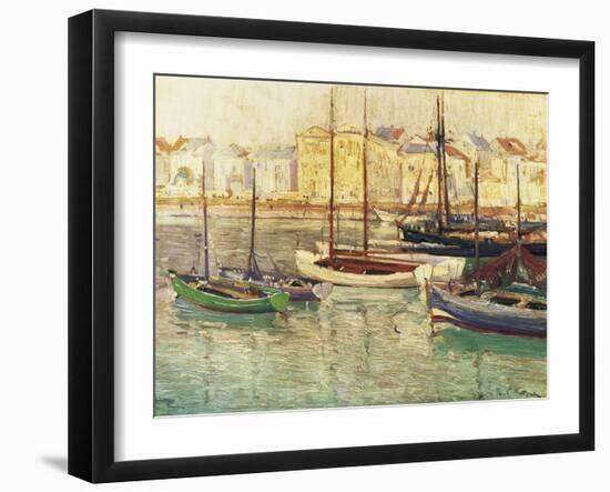 In the Harbour-Paul Mathieu-Framed Giclee Print