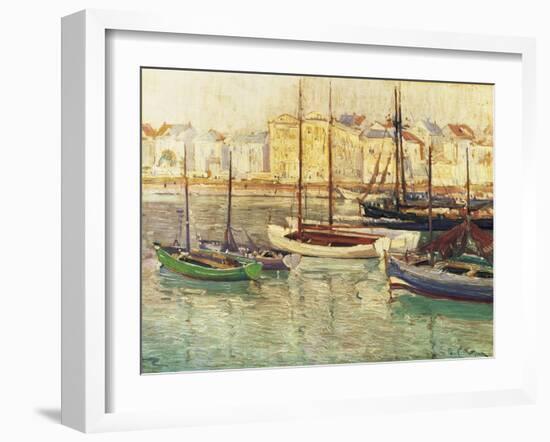 In the Harbour-Paul Mathieu-Framed Giclee Print