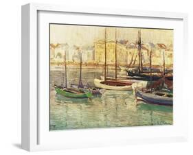 In the Harbour-Paul Mathieu-Framed Giclee Print