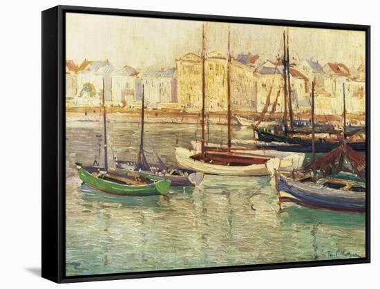 In the Harbour-Paul Mathieu-Framed Stretched Canvas