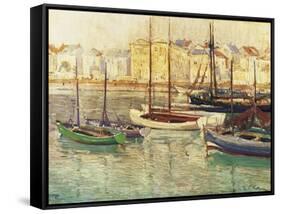 In the Harbour-Paul Mathieu-Framed Stretched Canvas