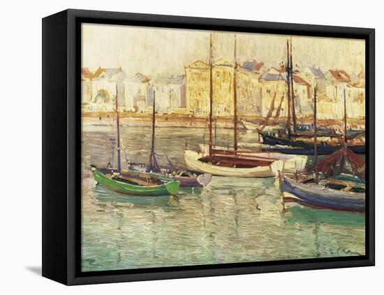 In the Harbour-Paul Mathieu-Framed Stretched Canvas
