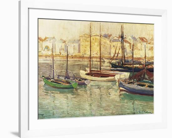 In the Harbour-Paul Mathieu-Framed Giclee Print