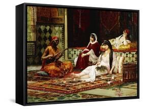 In the Harem, 1881-Filippo Baratti-Framed Stretched Canvas