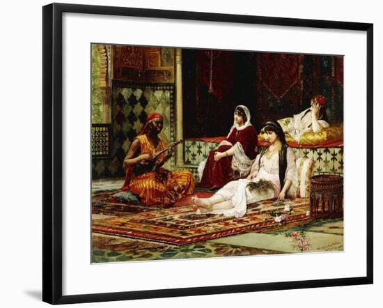 In the Harem, 1881-Filippo Baratti-Framed Giclee Print