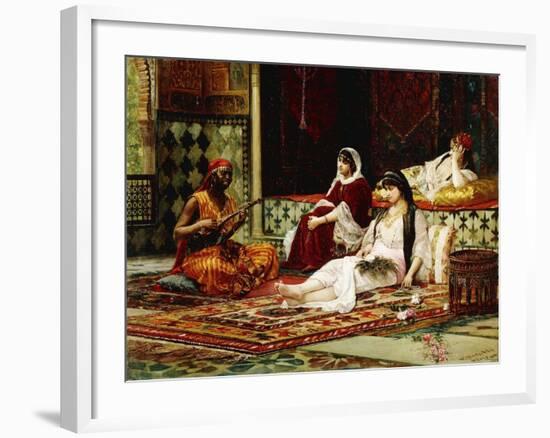 In the Harem, 1881-Filippo Baratti-Framed Giclee Print