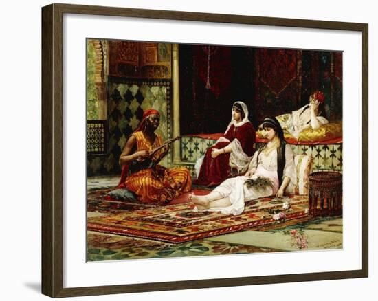 In the Harem, 1881-Filippo Baratti-Framed Giclee Print