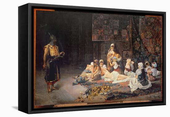 In the Harem, 1884-Jose Gallegos Arnosa-Framed Stretched Canvas