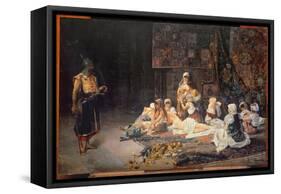 In the Harem, 1884-Jose Gallegos Arnosa-Framed Stretched Canvas