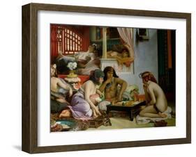 In the Harem-Jean Jules Antoine Lecomte du Nouy-Framed Giclee Print