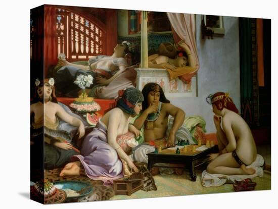 In the Harem-Jean Jules Antoine Lecomte du Nouy-Stretched Canvas