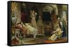 In the Harem-Juan Gimenez y Martin-Framed Stretched Canvas