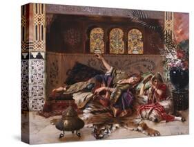 In the Harem-Rudolphe Ernst-Stretched Canvas