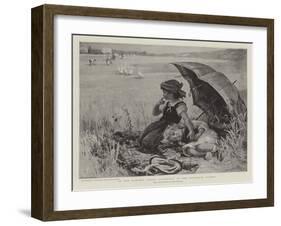 In the Harvest Field, Guardians of the Luncheon Basket-Frederick Morgan-Framed Giclee Print