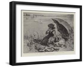 In the Harvest Field, Guardians of the Luncheon Basket-Frederick Morgan-Framed Giclee Print