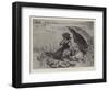 In the Harvest Field, Guardians of the Luncheon Basket-Frederick Morgan-Framed Giclee Print