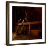 In the Hayloft, C.1878-Eastman Johnson-Framed Giclee Print