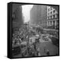 In the Heart of the Shopping District on State Street, Chicago, Illinois, USA, Early 20th Century-null-Framed Stretched Canvas