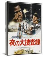 In the Heat of the Night, Japanese poster, Sidney Poitier, Rod Steiger, 1967-null-Stretched Canvas