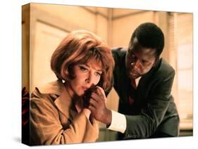 In The Heat Of The Night, Lee Grant, Sidney Poitier, 1967-null-Stretched Canvas