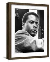 In the Heat of the Night, Sidney Poitier, 1967-null-Framed Photo