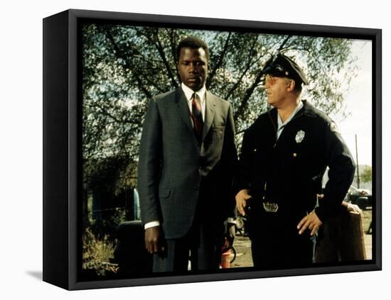 In The Heat Of The Night, Sidney Poitier, Rod Steiger, 1967-null-Framed Stretched Canvas