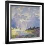 In the High Canadian Rockies, c.1914-1920-Guy Rose-Framed Giclee Print
