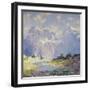 In the High Canadian Rockies, c.1914-1920-Guy Rose-Framed Giclee Print