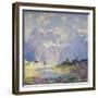 In the High Canadian Rockies, c.1914-1920-Guy Rose-Framed Giclee Print