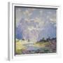 In the High Canadian Rockies, c.1914-1920-Guy Rose-Framed Giclee Print