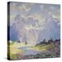 In the High Canadian Rockies, c.1914-1920-Guy Rose-Stretched Canvas