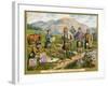 In the Highlands', a Promotional Card for Huntley and Palmers Biscuits, C.1890-null-Framed Giclee Print