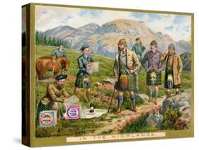 In the Highlands', a Promotional Card for Huntley and Palmers Biscuits, C.1890-null-Stretched Canvas