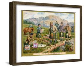 In the Highlands', a Promotional Card for Huntley and Palmers Biscuits, C.1890-null-Framed Giclee Print