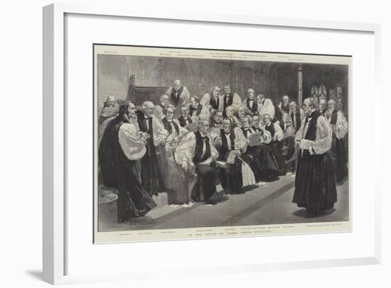 In the House of Lords, Peers Spiritual-Thomas Walter Wilson-Framed Giclee Print